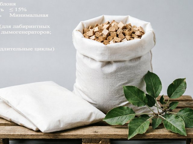Щепа для копчения: яблоня